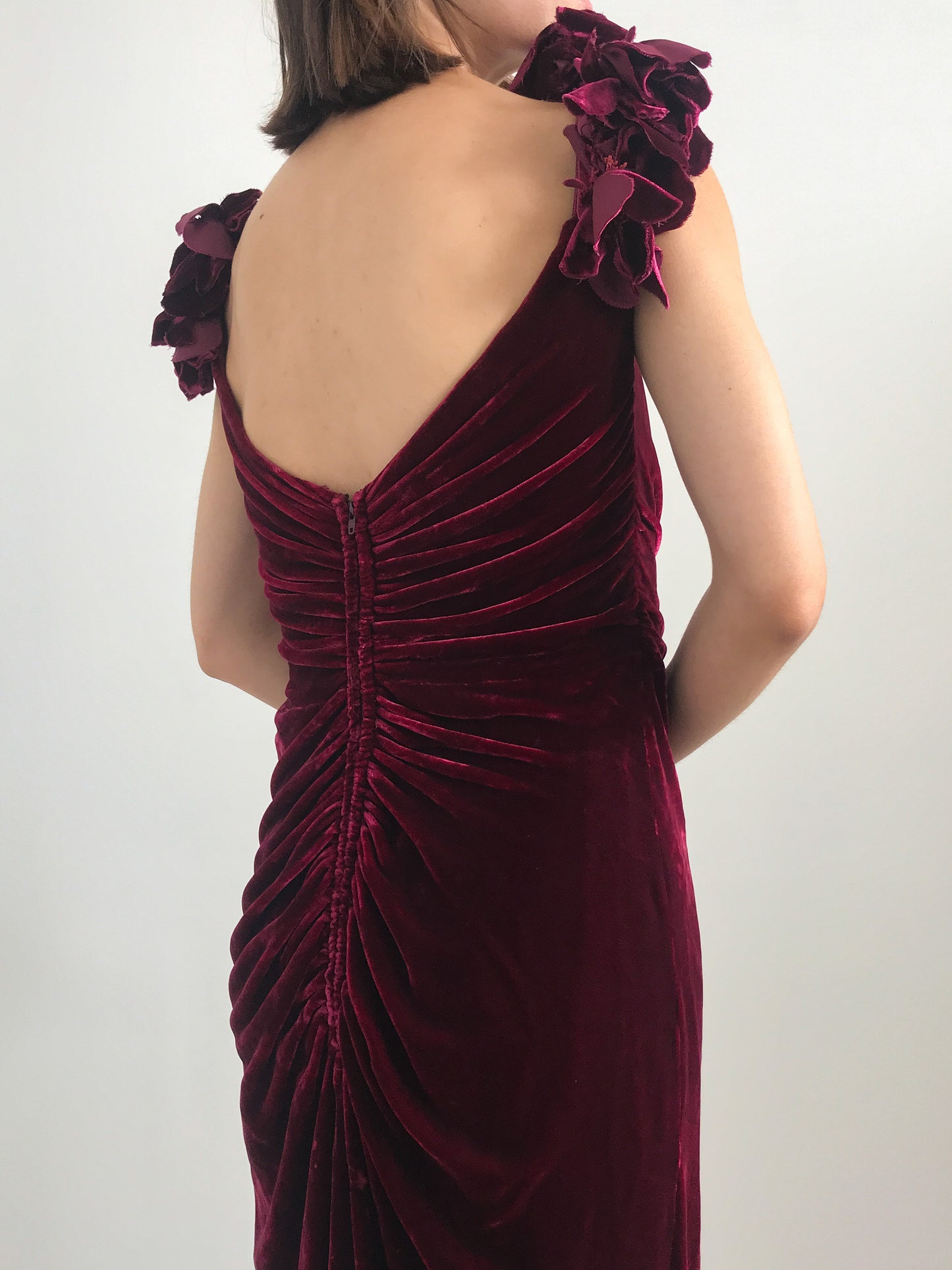 Vintage Silk Velvet Bellville Sassoon Dress